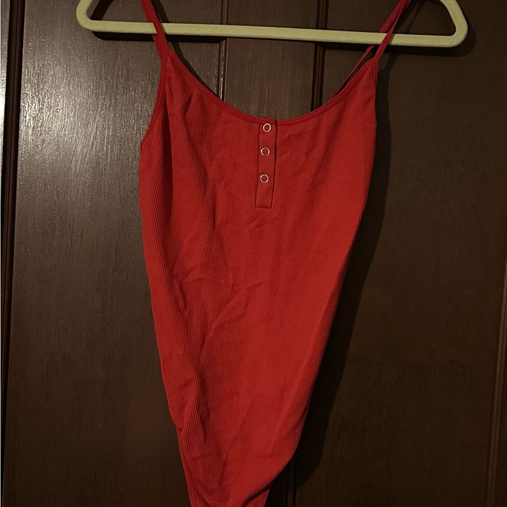 Red Women's Bodysuit